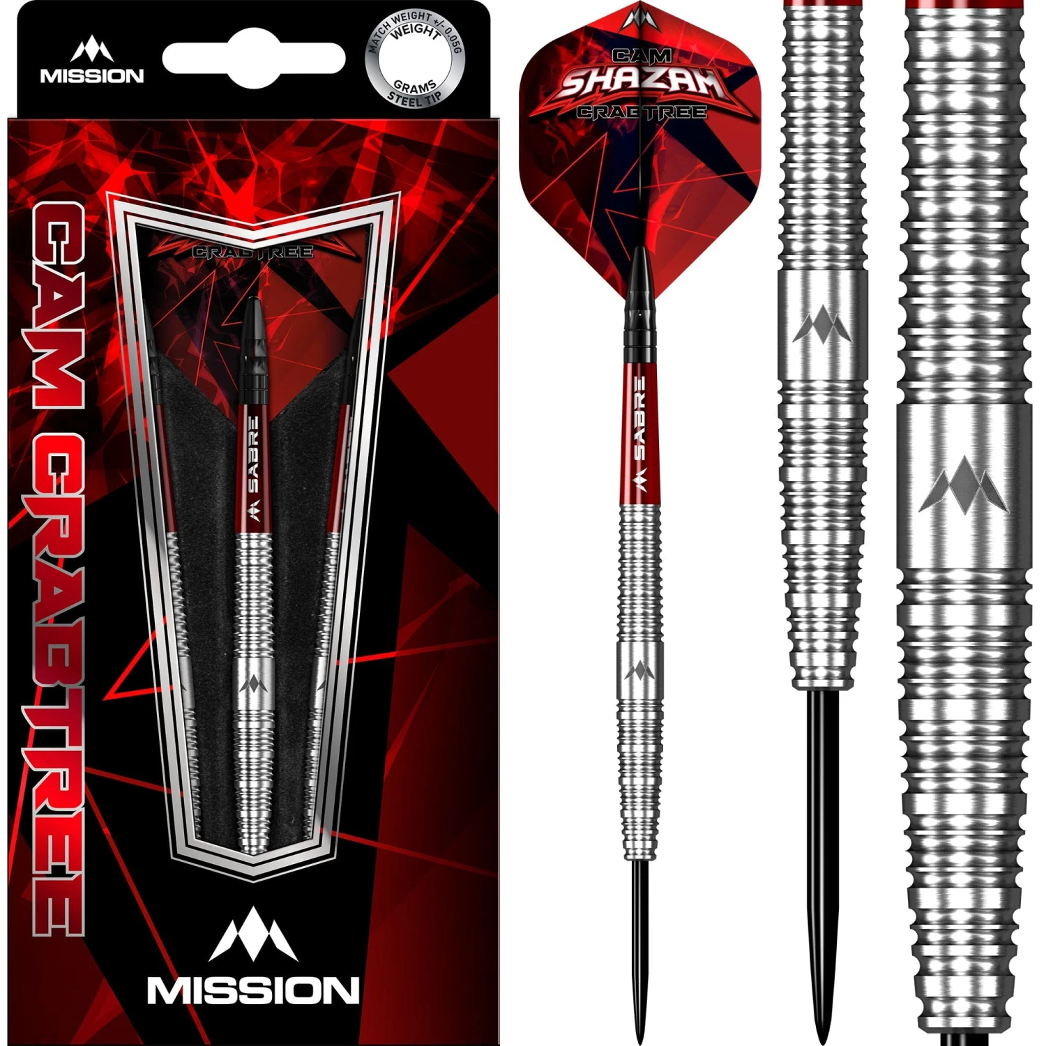 Mission Cam Crabtree Darts - Steel Tip - 95% - Natural - Image 5