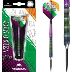 *Mission John O Shea Darts - Steel Tip - The Joker - Coral