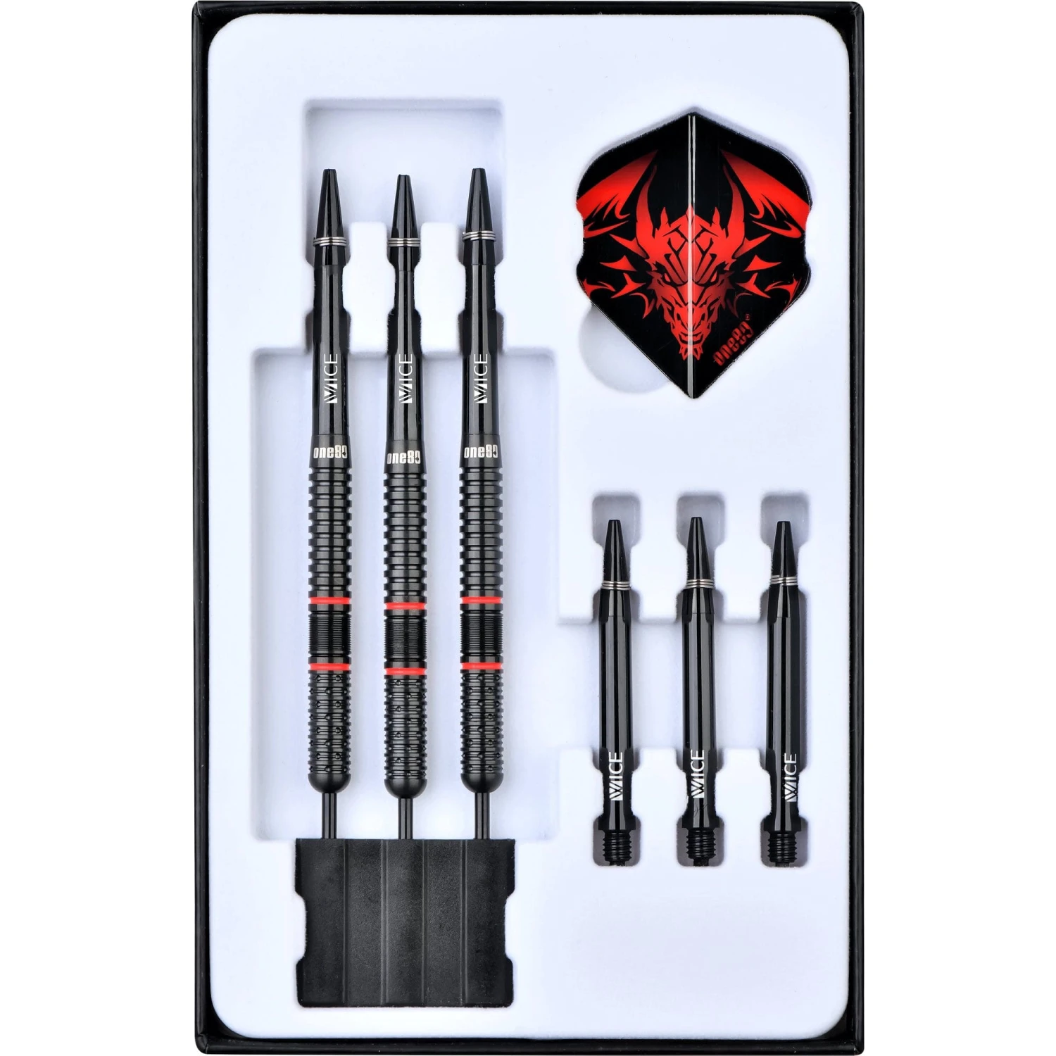 One80 Jim Williams Darts - Steel Tip - Black & Red - Image 6