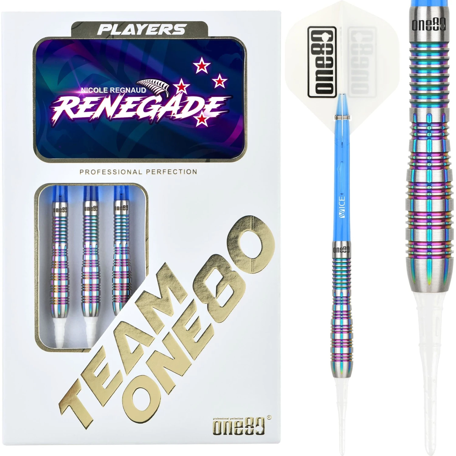 *One80 Nicole Regnaud Darts - Soft Tip - Renegade