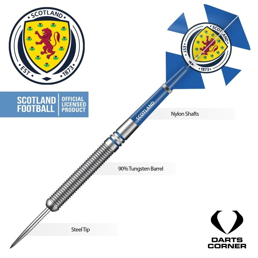 Scotland Football Darts - Steel Tip Tungsten - Official Licensed - Logo - 24g - Image 4