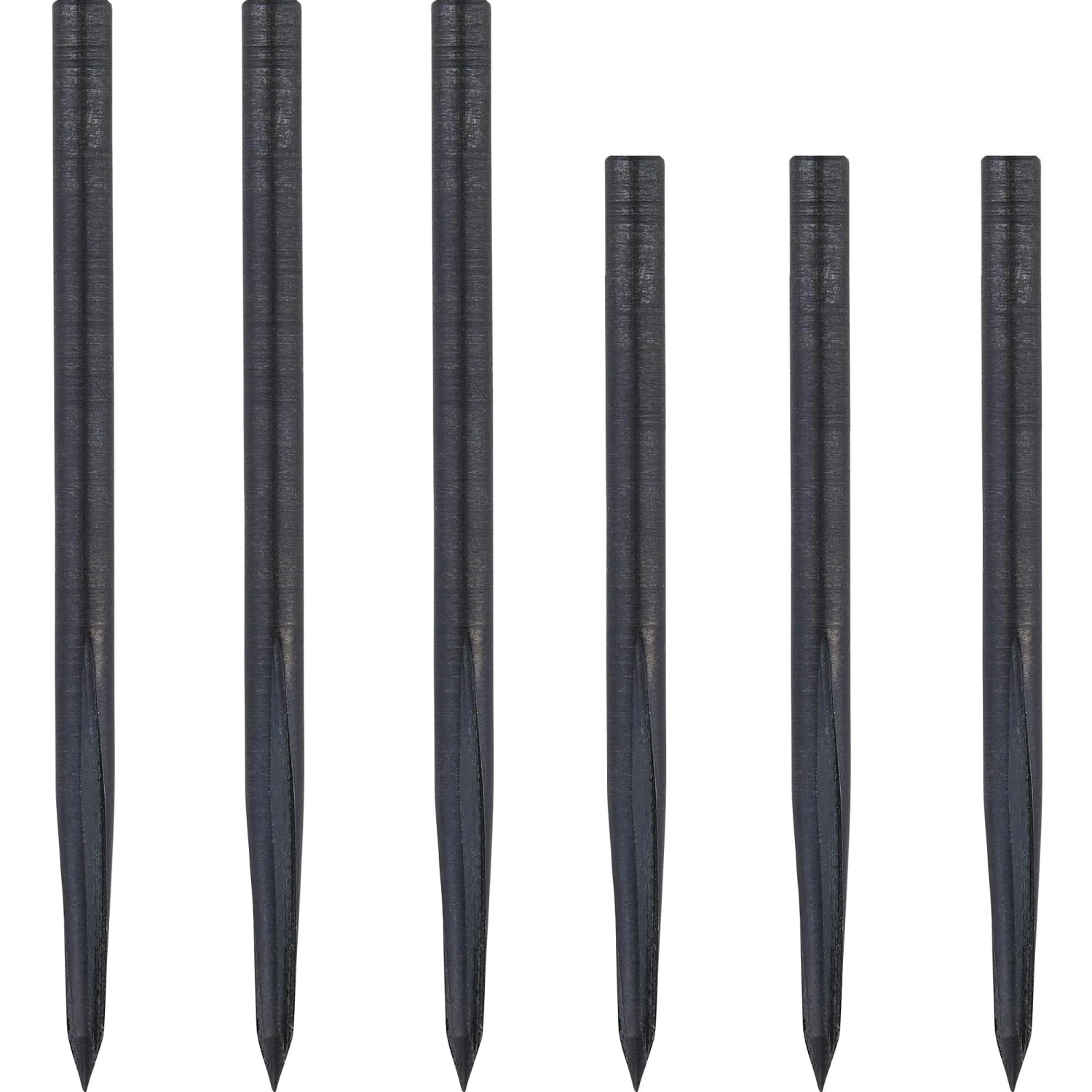 Unicorn Volute Dart Points - Steel Tip - Smooth - Black
