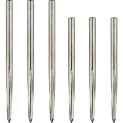 Unicorn Volute Dart Points - Steel Tip - Smooth - Silver