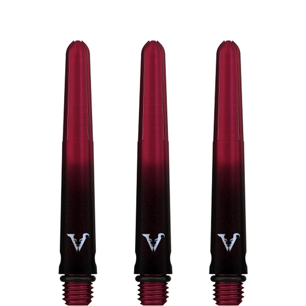 Viper Viperlock Aluminium Dart Shafts - Inc O-Rings And Locking Pin - Black & Red - Image 3
