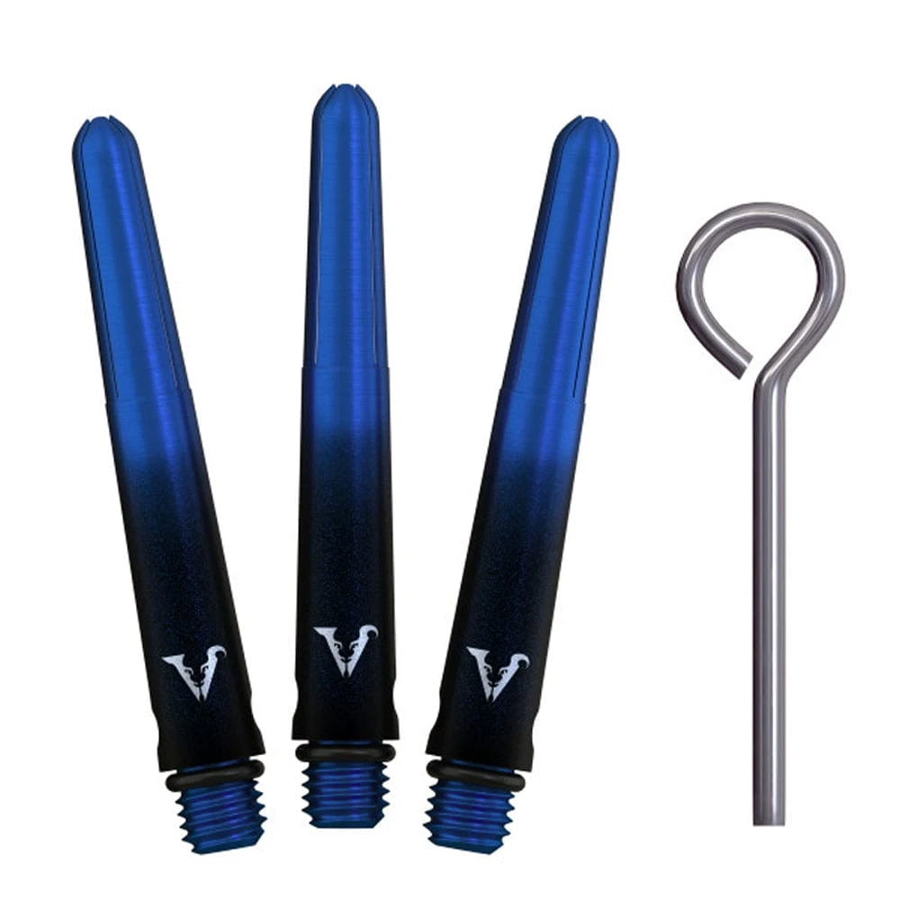 Viper Viperlock Aluminium Dart Shafts - Inc O-Rings And Locking Pin - Black & Blue - Image 5