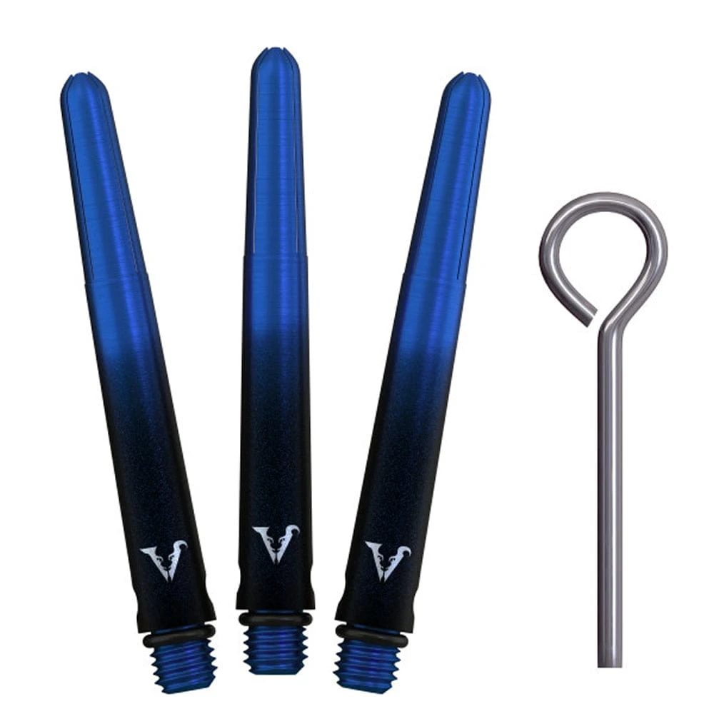 Viper Viperlock Aluminium Dart Shafts - Inc O-Rings And Locking Pin - Black & Blue - Image 4