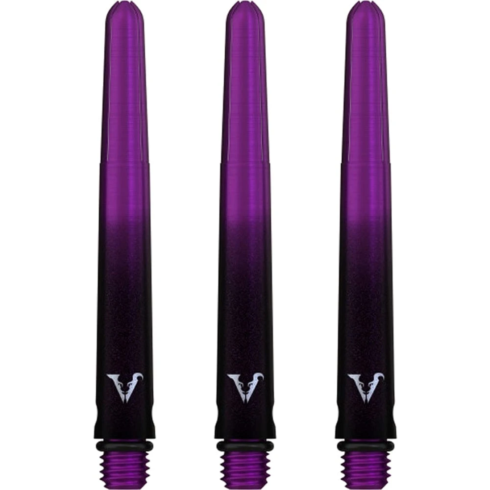 Viper Viperlock Aluminium Dart Shafts - Inc O-Rings And Locking Pin - Black & Purple - Image 2