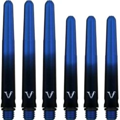 Viper Viperlock Aluminium Dart Shafts - Inc O-Rings And Locking Pin - Black & Blue